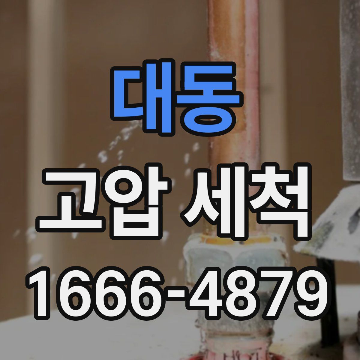대동 고압 세척