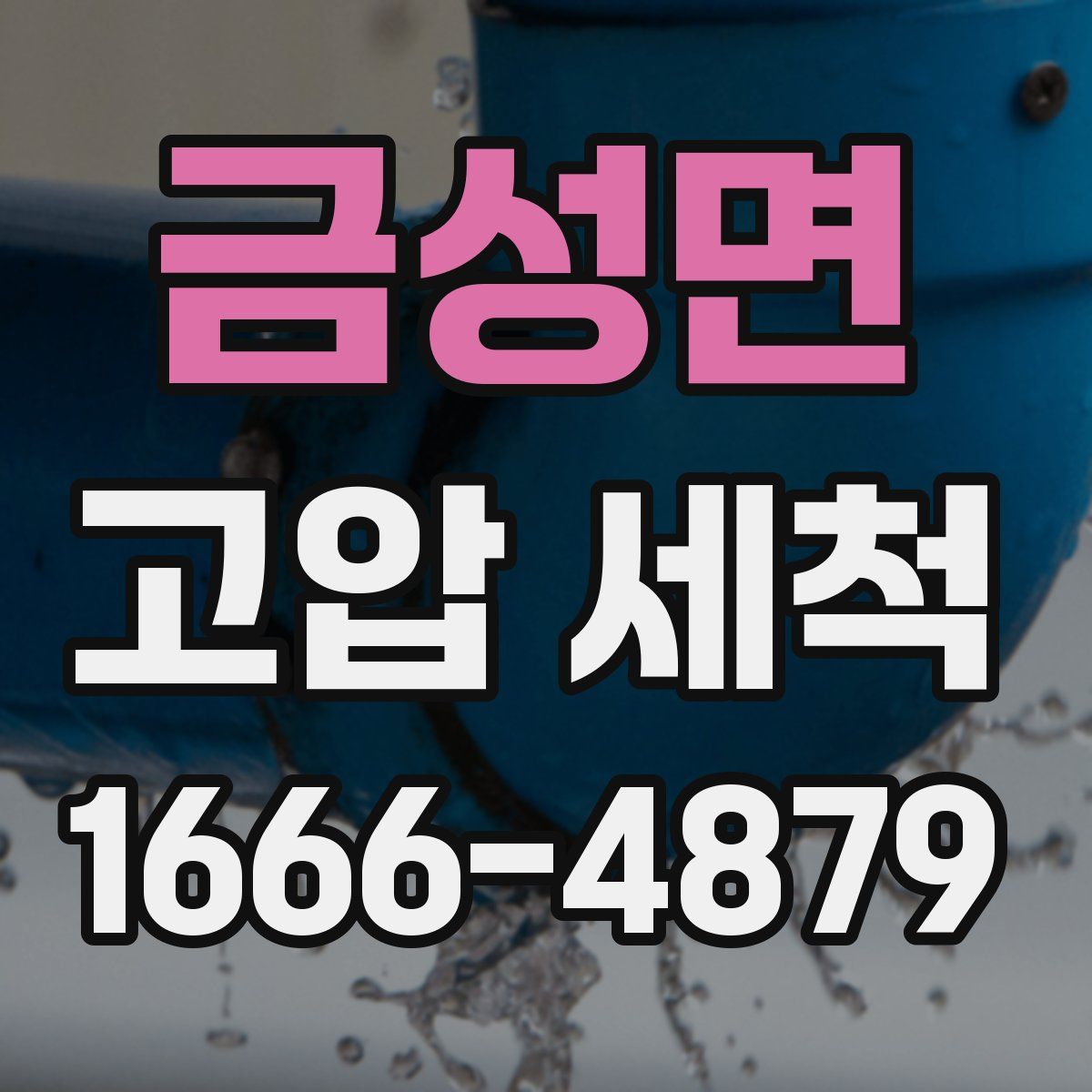 금성면 고압 세척