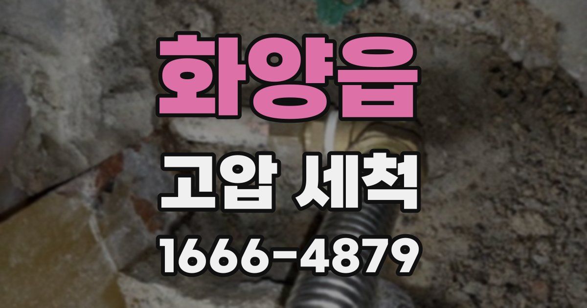 화양읍 고압 세척