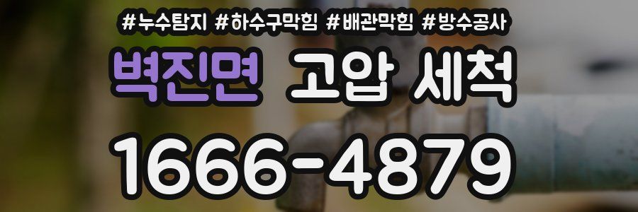 벽진면 고압 세척