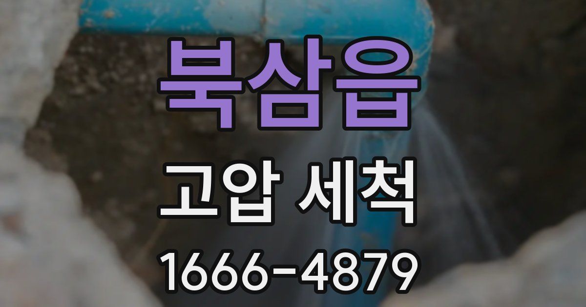북삼읍 고압 세척