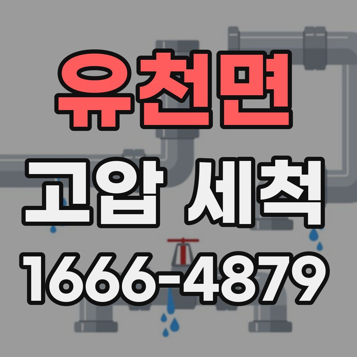 유천면 고압 세척