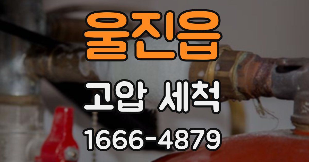 울진읍 고압 세척