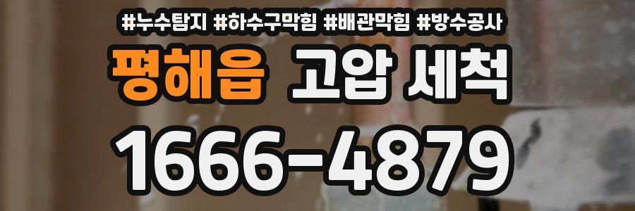 평해읍 고압 세척