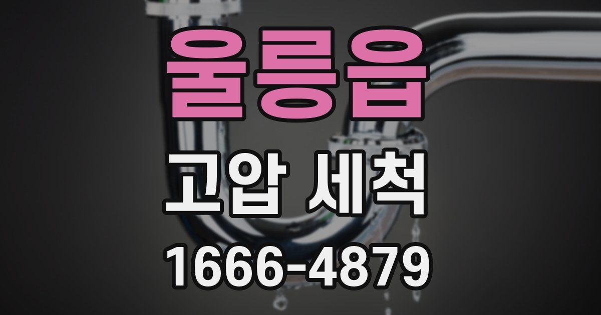 울릉읍 고압 세척