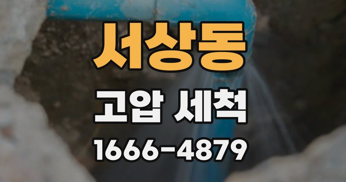 서상동 고압 세척