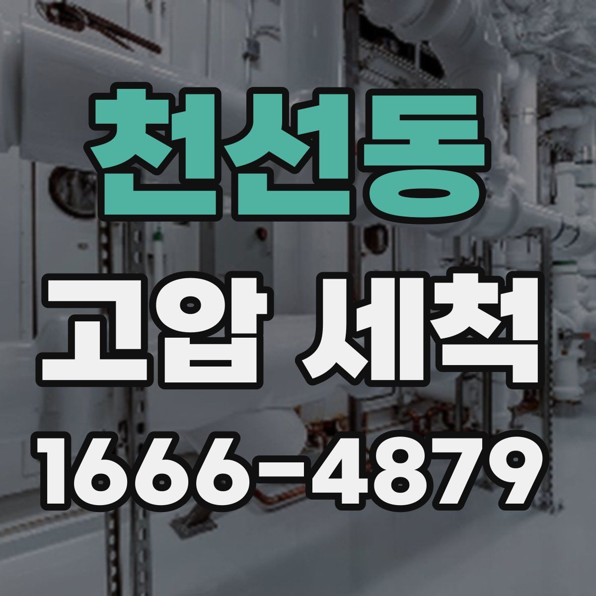 천선동 고압 세척