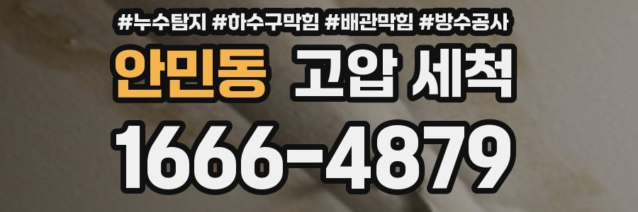 안민동 고압 세척