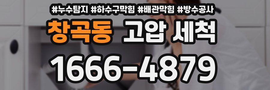 창곡동 고압 세척