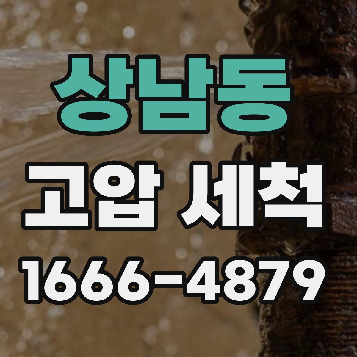 상남동 고압 세척