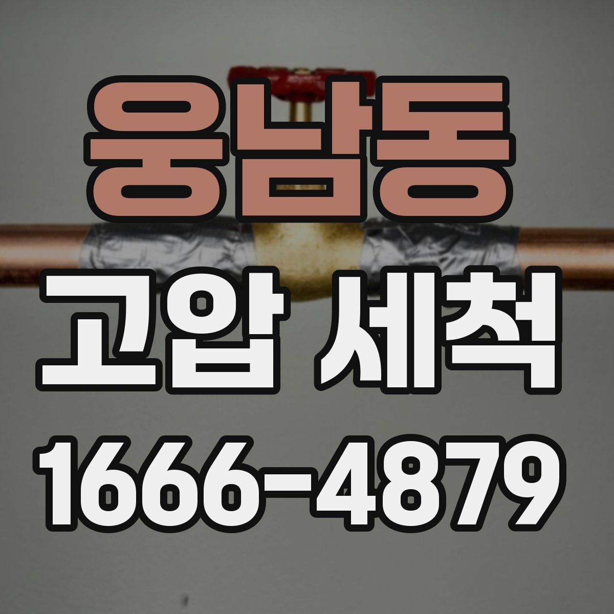 웅남동 고압 세척