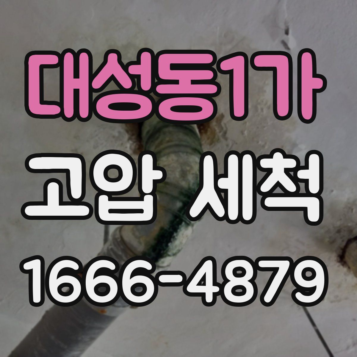 대성동1가 고압 세척