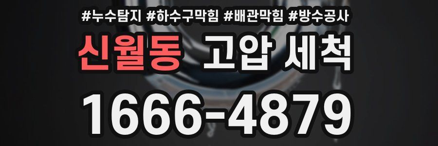 신월동 고압 세척