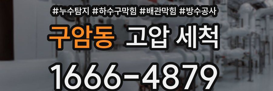 구암동 고압 세척