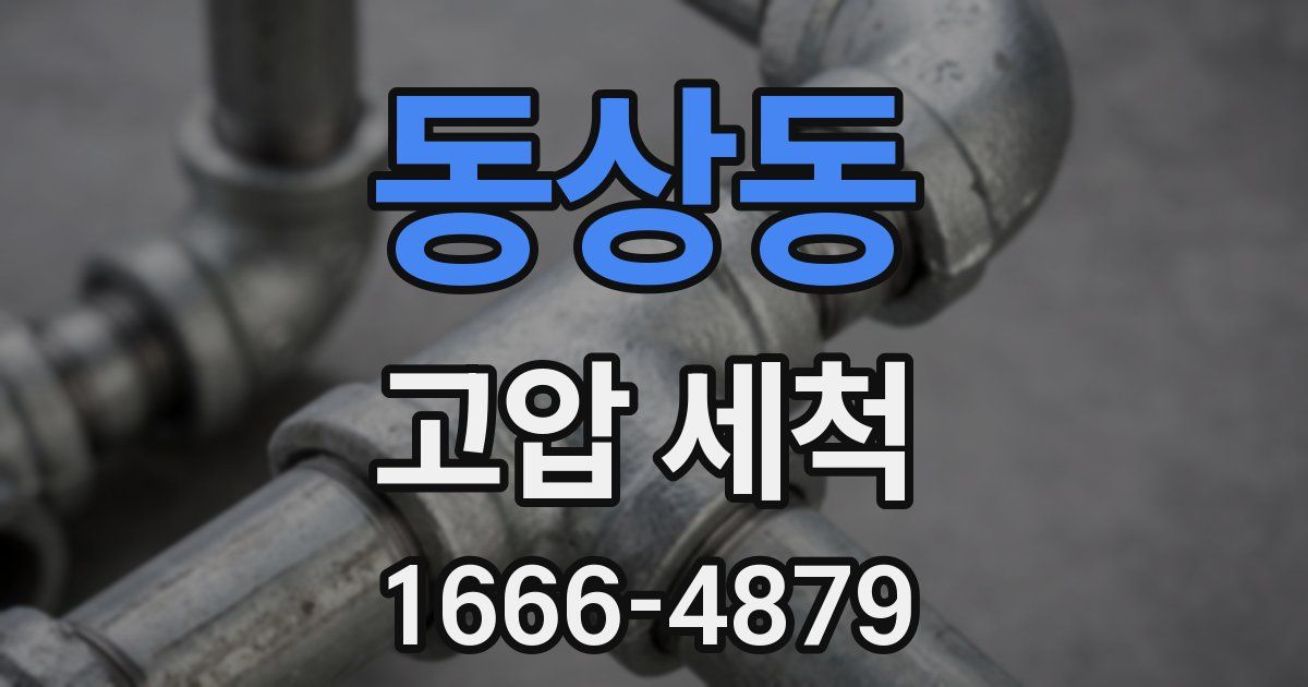 동상동 고압 세척
