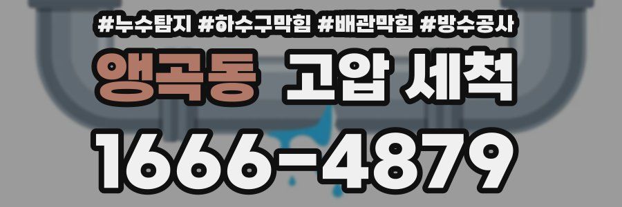 앵곡동 고압 세척