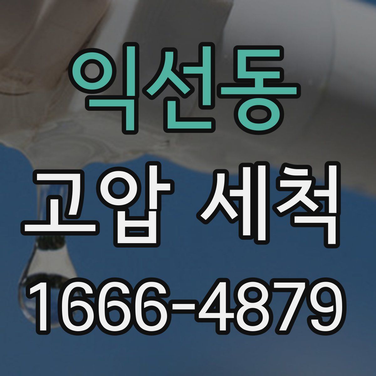 익선동 고압 세척