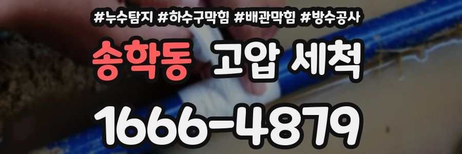 송학동 고압 세척