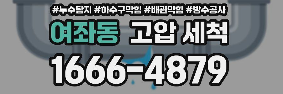 여좌동 고압 세척