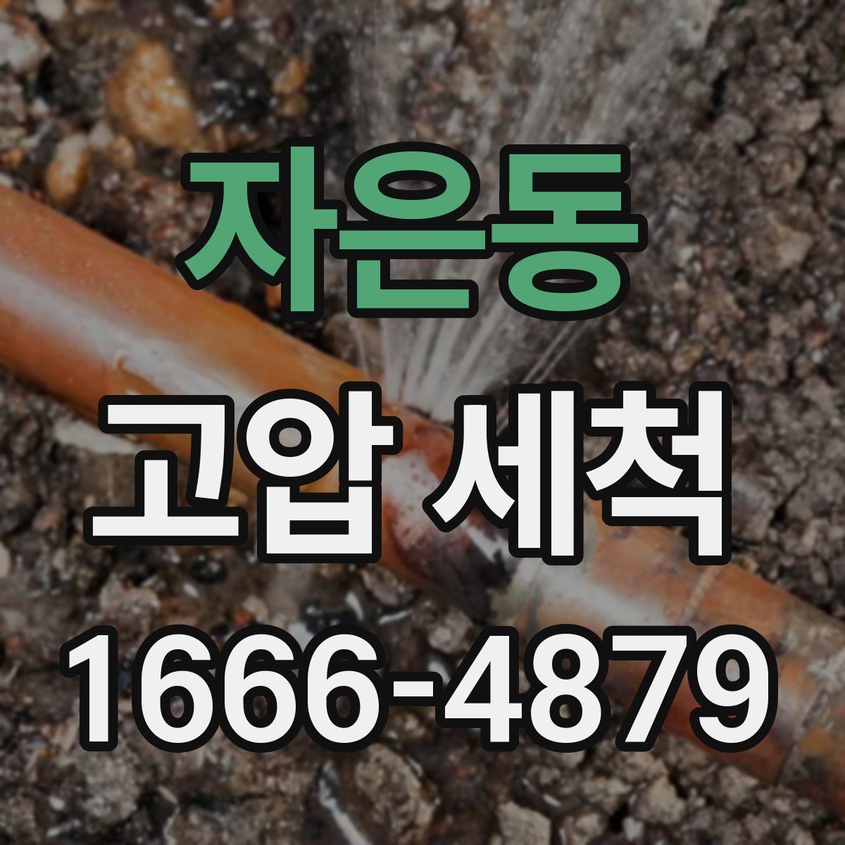 자은동 고압 세척