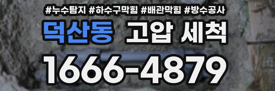 덕산동 고압 세척