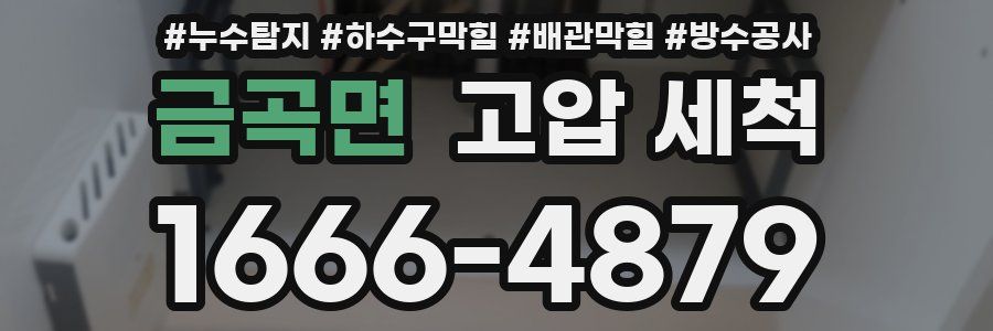 금곡면 고압 세척