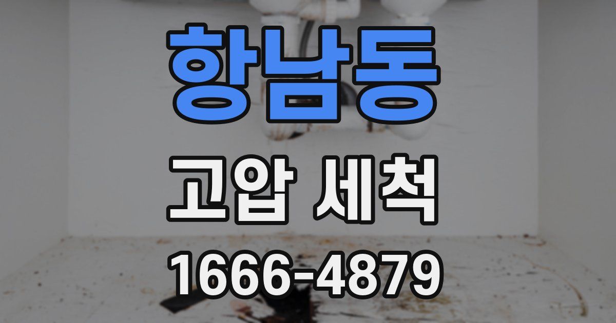 항남동 고압 세척
