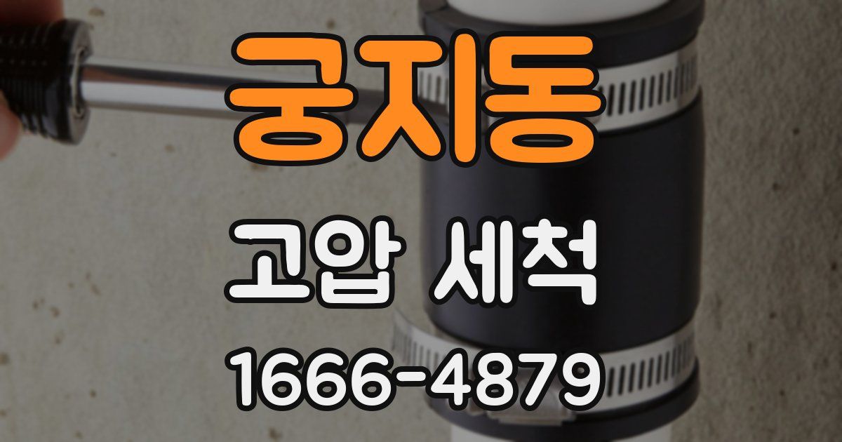 궁지동 고압 세척