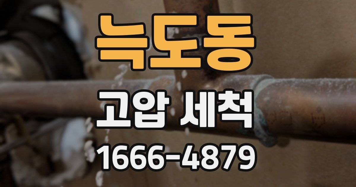 늑도동 고압 세척