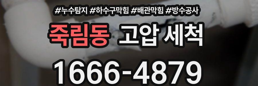 죽림동 고압 세척