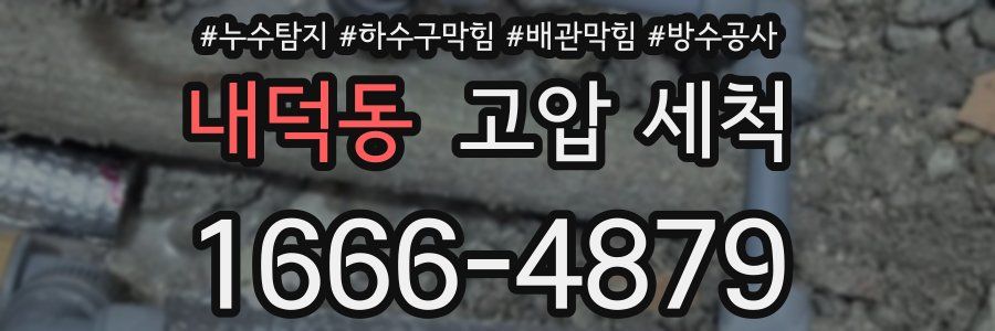 내덕동 고압 세척