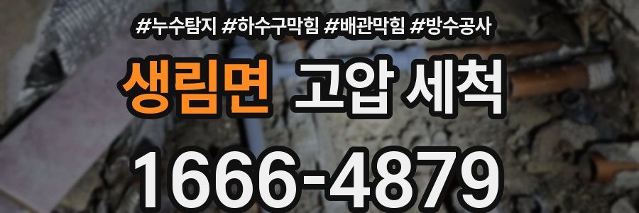 생림면 고압 세척