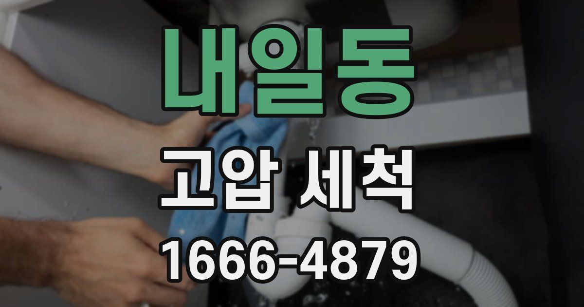 내일동 고압 세척