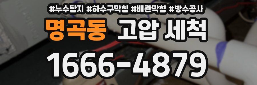 명곡동 고압 세척
