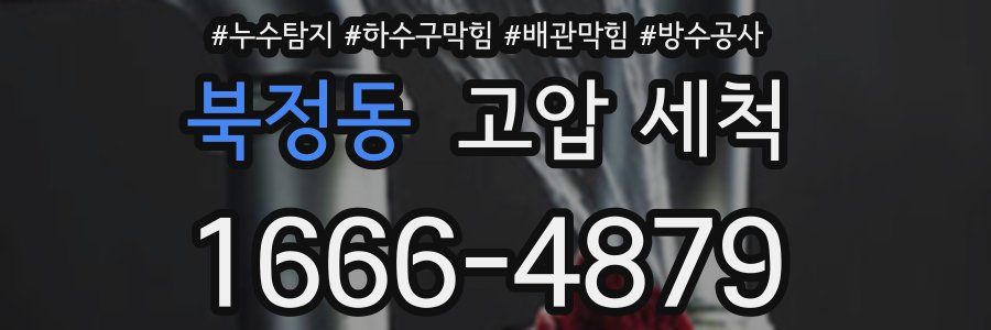 북정동 고압 세척