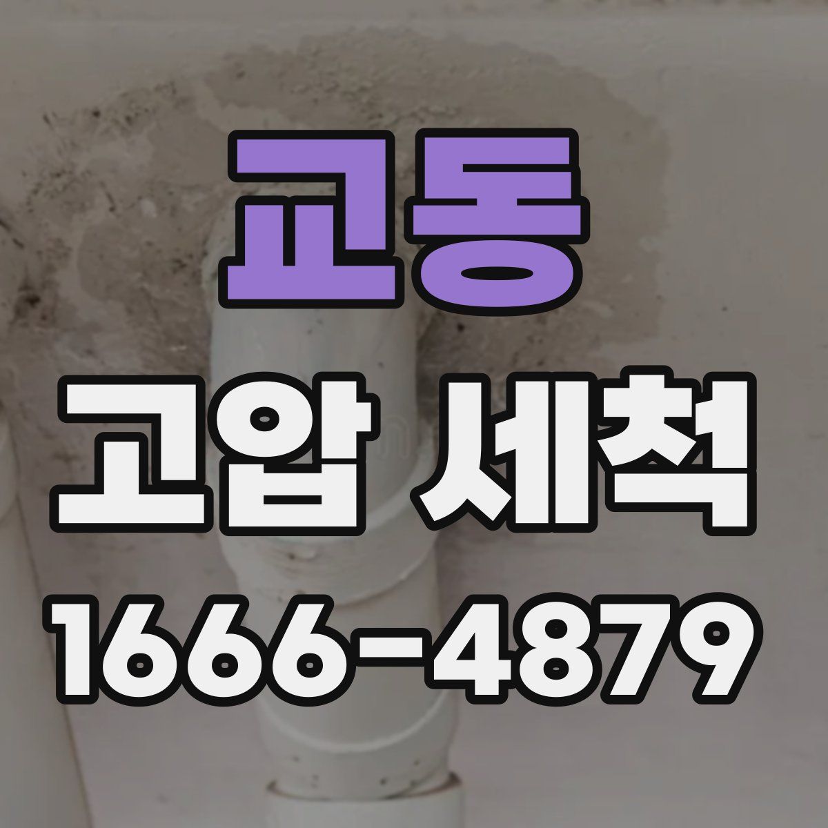 교동 고압 세척