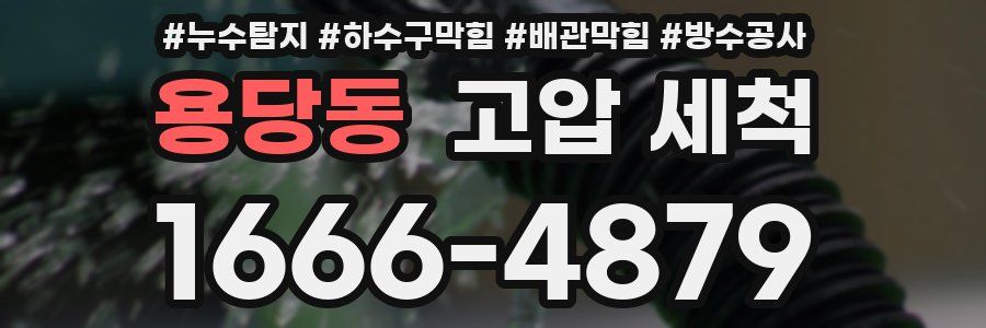 용당동 고압 세척