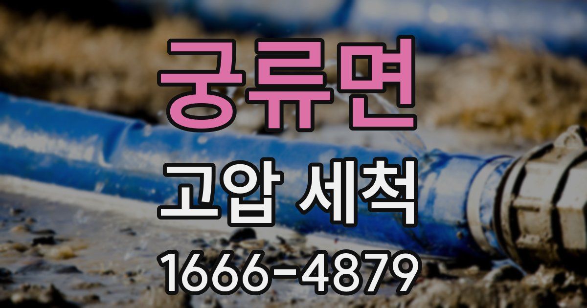 궁류면 고압 세척