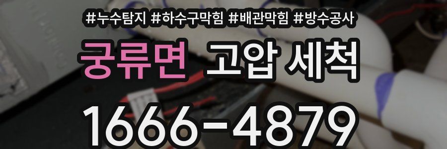 궁류면 고압 세척