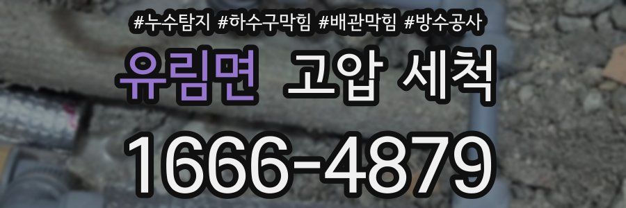 유림면 고압 세척