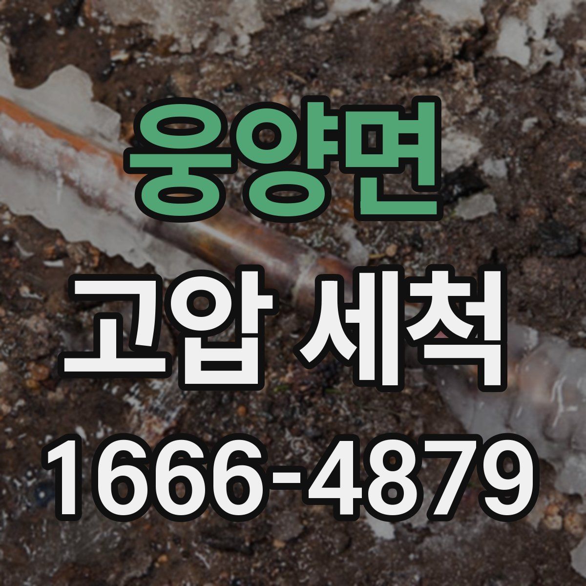 웅양면 고압 세척