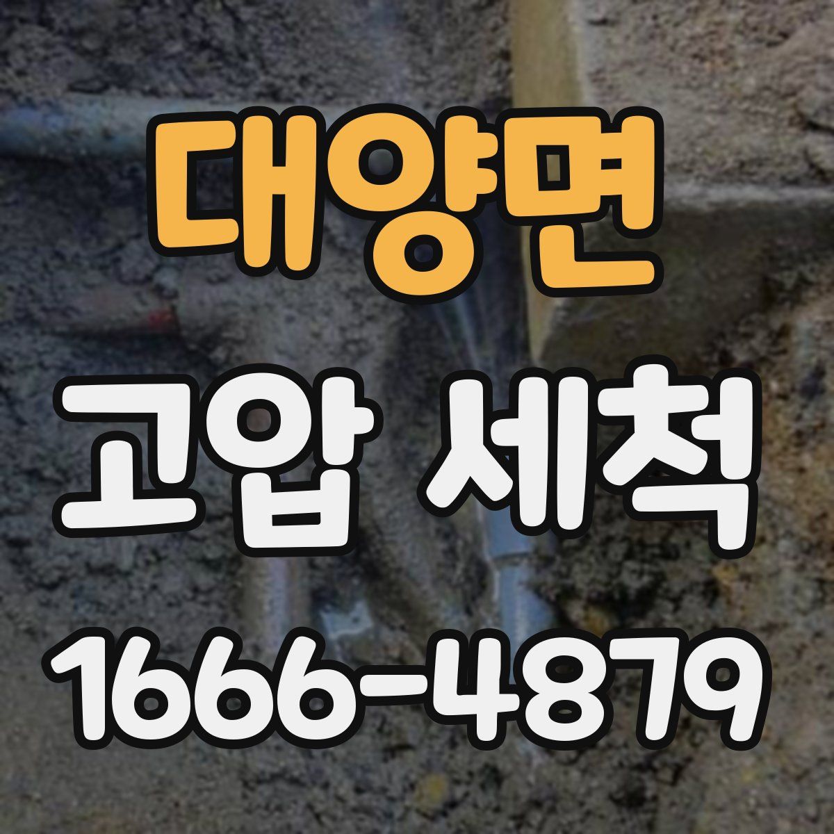 대양면 고압 세척