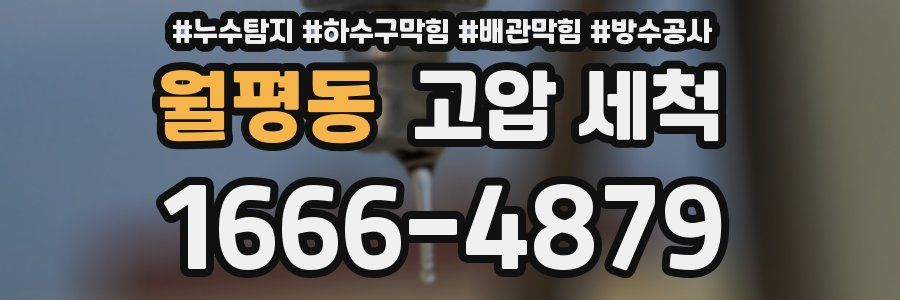 월평동 고압 세척