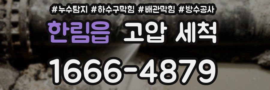 한림읍 고압 세척
