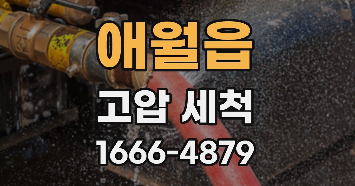 애월읍 고압 세척