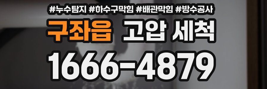 구좌읍 고압 세척