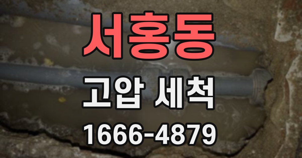 서홍동 고압 세척