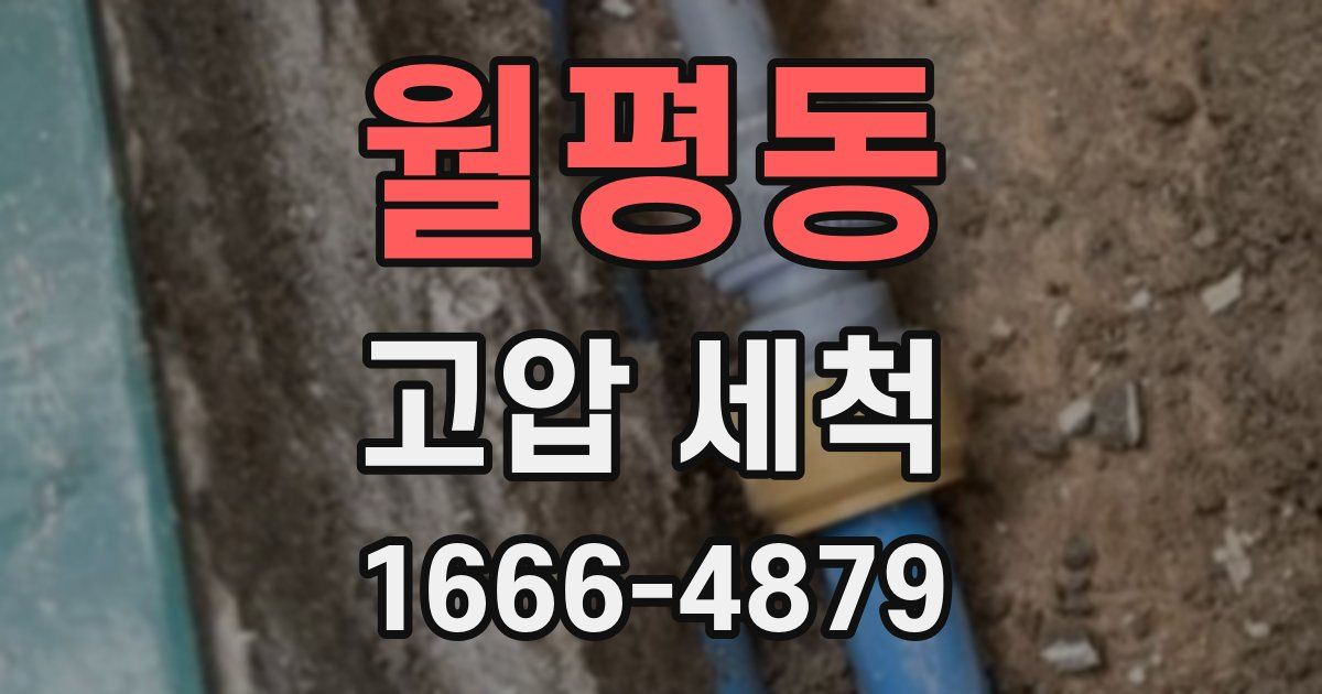 월평동 고압 세척