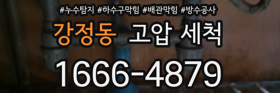강정동 고압 세척