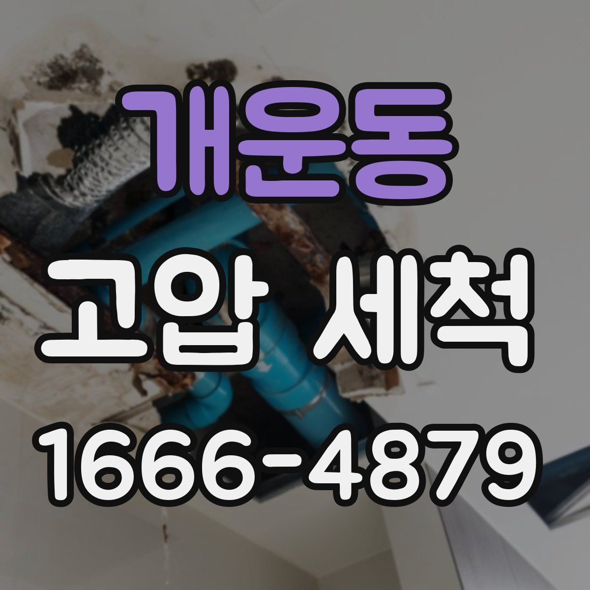 개운동 고압 세척